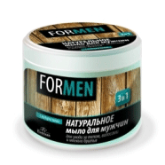 Ф40 Мыло для мужчин с водорослями для ухода за телом, волосами и мягкого бритья 450 гр.